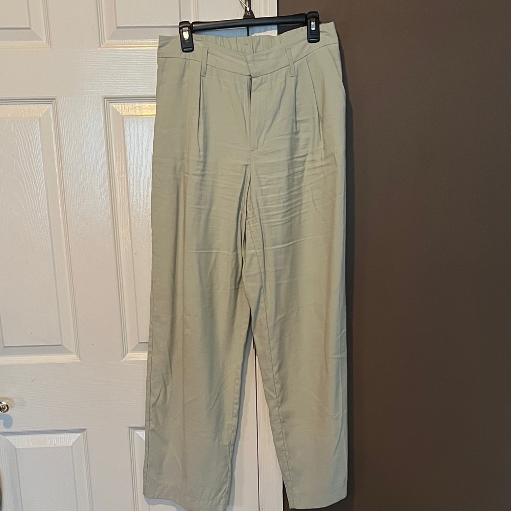 a new day Women's Light Green Trousers